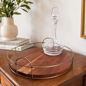Crate & Barrel Wine Decanter Polish Glassware Handmade Krosno Minimalist Modern